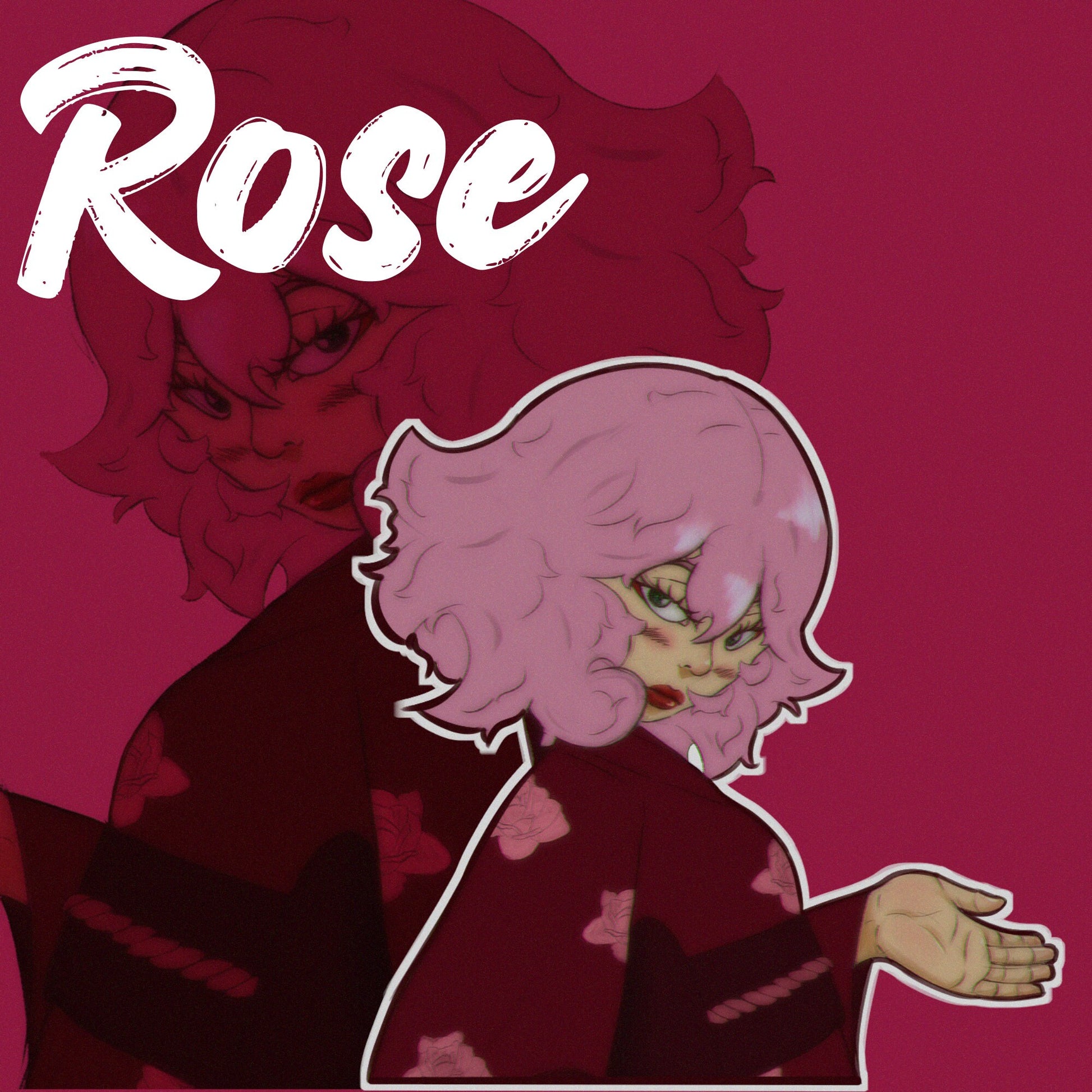 Rose Sticker- Original Character