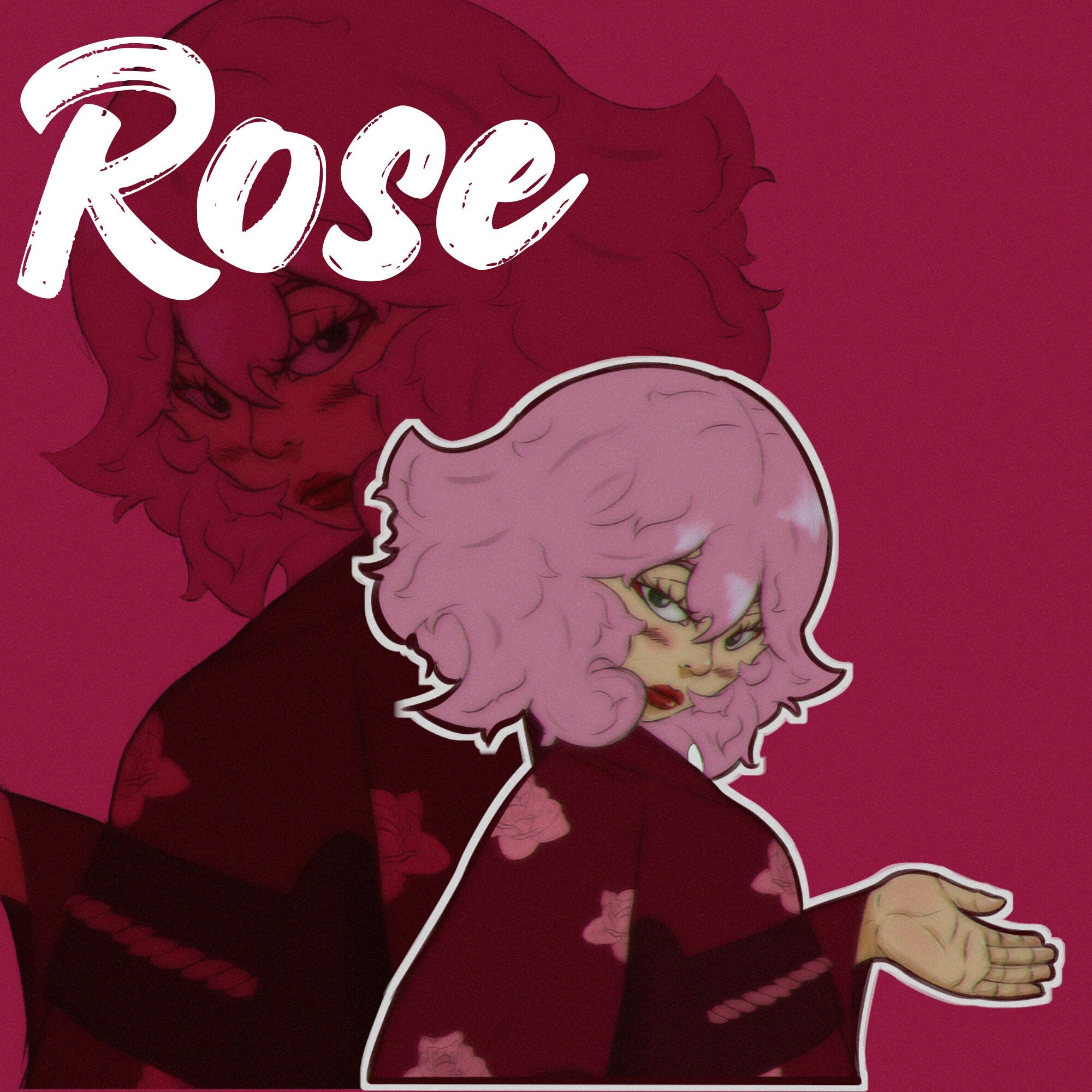 Rose Sticker- Original Character