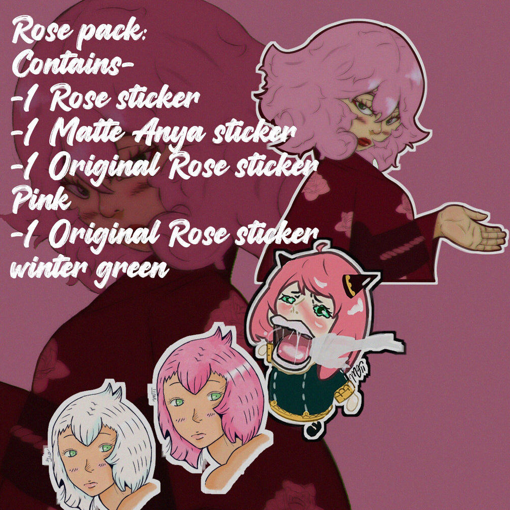 Kimono Rose- Pack of 4