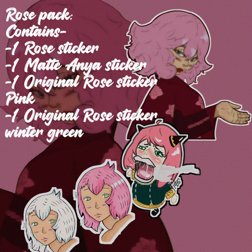 Kimono Rose- Pack of 4